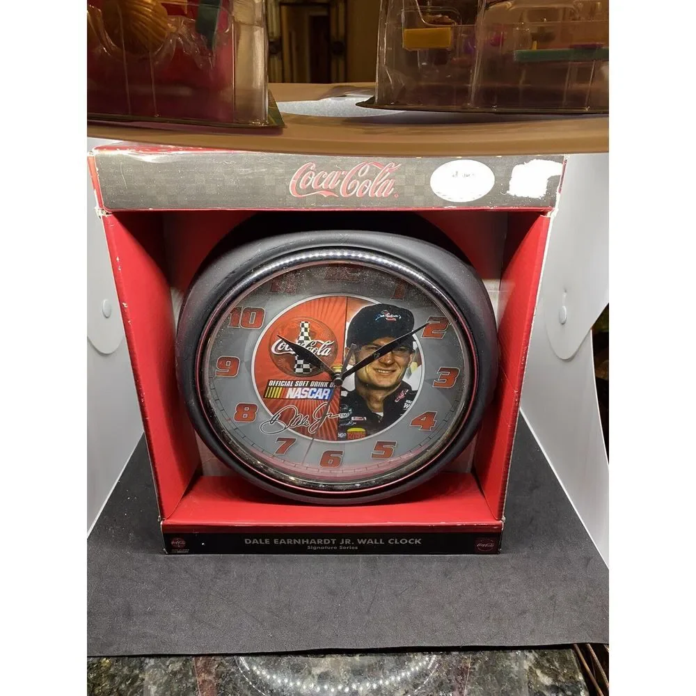 Dale Earnhardt Jr Coca Cola Wall Clock Signature Series NASCAR‎ Coke